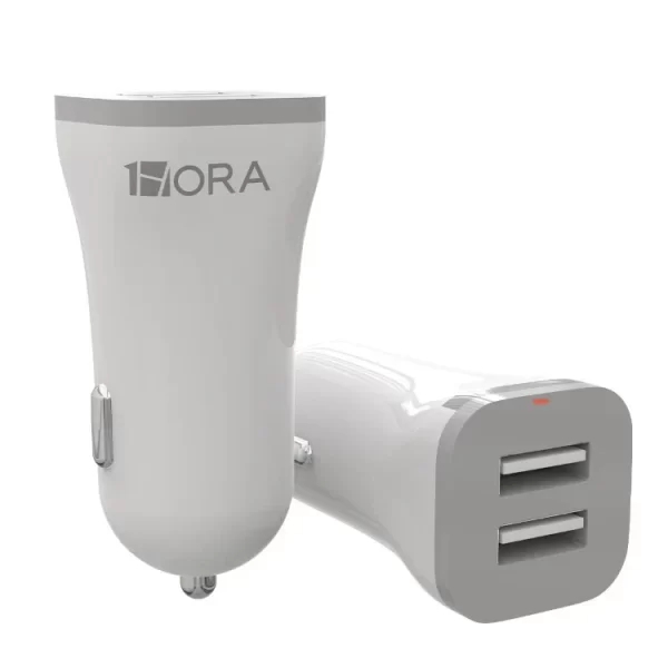 1Hora GAR128 2.4A 12W Dual USB Car Charger