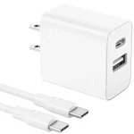 1Hora GAR162 2-Port 20W Fast Charger With Type-C To Type-C Cable